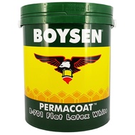 ℗BOYSEN Permacoat Latex Paint 4L ( Flat Latex White / Gloss Latex White / Semi-Gloss Latex White)