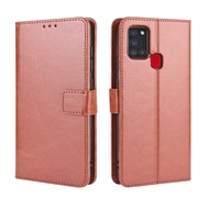 Samsung Galaxy A21s Case PU Leather Wallet Flip Phone Case Samsung A21s GalaxyA21s Back Cover