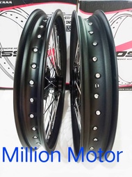 Rossi Original SNI velg jari2 ring 18 paket Uk depan 185x18 - Uk belakang 215x18 buat motor RX King/