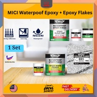 MICI Waterproof Epoxy + Epoxy Flakes (Set) Toilet Tile Floor Waterproof