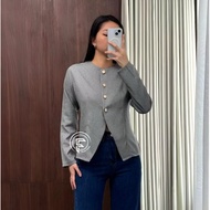 Ailee Long Sleeve Top Long Sleeve Top Hijab Friendly Blouse - Blazer Korean LookWanita