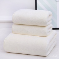 LP-8 New🥦CM Oblique MoonXIEYUESANXING Oblique Moon Coral Fleece Towels Suit Three-Piece Set Soft and Comfortable UEQU