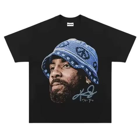 Kyrie Irving Big Face Vintage Tee, Kyrie Irving T-Shirt, Unisex Basketball Shirt, Hip Hop Graphic Te