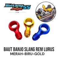 Front Brake Hose banjo Bolt Cnc Caliper Bolt universal color banjo bolt caliper 90 degree universal 