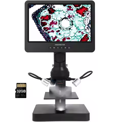 Andonstar Trinocular 4000X UHD 2160P HDMI Digital Microscope AD249SP with PC Connection for PCB Sold