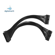 Dual PSU Power Supply 24-Pin ATX Motherboard Splitter Cable,24Pin(20+4) for ATX Motherboard Extensio