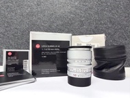 Leica 50mm summilux f1.4 asph silver (11892)
