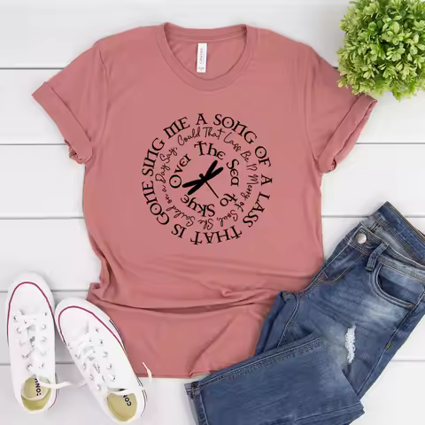 Sing Me A Song Shirt Claire T-Shirt Book Merch Outlander Jamie Fraser Shirts Fraser Ridge Clan Tv Se