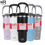 900ml HIRAN Tumbler Vacuum Insulated 30oz Stainless Steel Temperature Flask Pour-Over And Water-Resistant Spill-Proof Lid