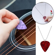Necklace Guitar Pick Metal Guitar Pick Bass Instrument Accessories H8g5