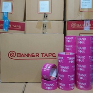 เทปTHANK YOU เทปพิมพ์ลาย กว้าง 2 นิ้ว (ยกลัง)