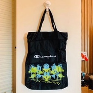 [全新]  Champion 超輕 可摺 便攜 尼龍可洗 環保購物袋  light weight foldable enviromental friendly nylon shopping bag t