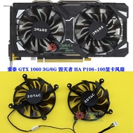 P106 ZOTAC/Zotac GTX1060 3G/6G-100การ์ดจอ GA92S2H พัดลม (ของแท้และของแท้) รับประกัน3ปี