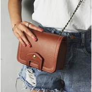 Korean Women's Retro Fashion Simple Design Casual Across Body Shoulder Bag