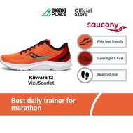 Saucony Men's Kinvara 12 (Vizi/Scarlet) | Sukan Lelaki Kasut Larian Outdoor Sport Shoes