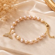 Elegant Genuine Freshwater Borneo Pearl Bracelet