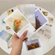 30pcs Korean Minimalist Art Card Set 300GSM Premium Cardstock Aesthetic Wall Photo Background Decor 