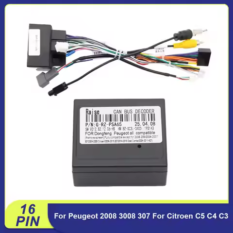 CANBUS Decoder For Peugeot 2008 3008 307 For Citroen C5 C4 C316 Pin To Wiring Harness Car Quad Lock 
