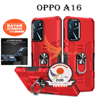 CASING HP OPPO A16 2021 CASE ROBOT HIT EYE RING CASING STANDING NEW COVER