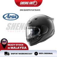 ARAI Quantic Matt Black Helmet Motor Visor Topi Keledar Full Face Arai Superbike SIRIM Motorcycle Mo