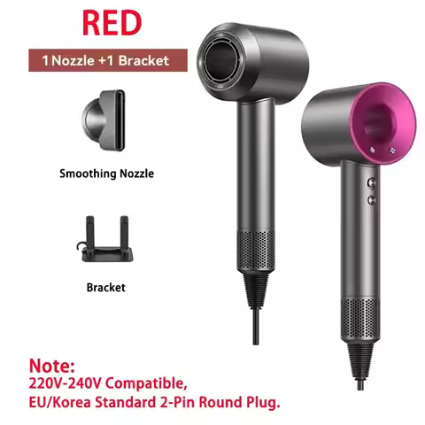 2026 Professional Leafless Hair Dryer Negative Ion Attachment Negative Ion Salon Tool Home Travel Po