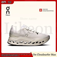 IHAW On Cloudsurfer Max shock-absorbing breathable running shoes White