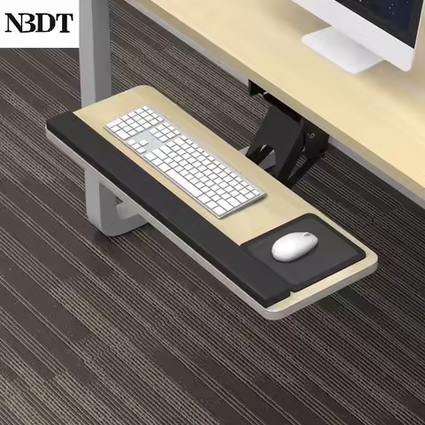 Adjustable Ergonomic Keyboard Tray Under Desk Mount