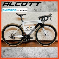 ALCOTT ASCARI SILHOUETTE CARBON WHEEL FULL 105 R7000 ROAD BIKE