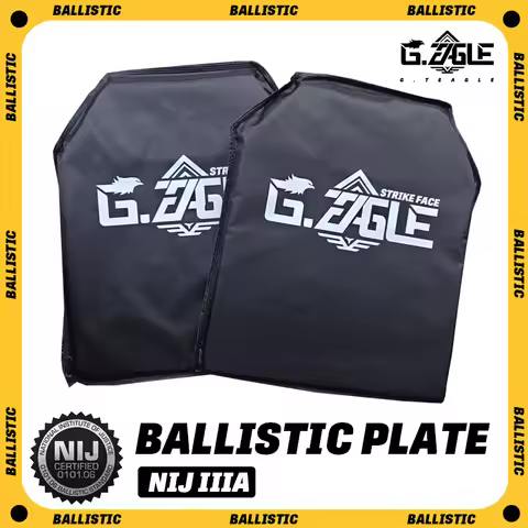 3A Bulletproof Plate 10*12 inch Soft Body Armor NIJ IIIA Ballistic Plate for Outdoor Self-Defense ag