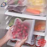 Beg Simpanan Makanan Silikon Boleh Guna Semula | Bekas Makanan Zip Kalis Tumpah & Berdiri Sendiri