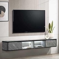 Kampungku LED 5 Feet / 160 CM Wall Mounted TV Cabinet ( LOWER CABINET )  / Hanging TV Cabinet with Led