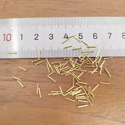 Length 6mm Brass Nail Ship Model accessories Boat Deck Customized Brass Nails Building Model Mini Br