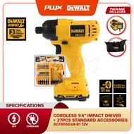 DEWALT DCF805D2A-B1 12V Cordless 1/4 Impact Driver With 27pcs Standard Accessories DCF805 / DCF805C2