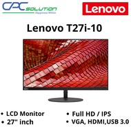 Lenovo T27i-10 27 Inch Wide FHD 3 Years Warranty