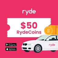 SGD50 - Ryde Voucher Code (Credit in Ryde wallet by 30 June 2026)