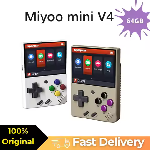 Original MIYOO Mini V4 - 2.8" Retro Handheld Game Console In Stock.