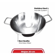 Maspion Wok 20cm Stainless Steel