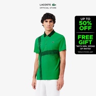 Lacoste Men's Tennis X Novak Djokovic Polo Shirt - Performance ( Blue / Green ) - DH8971