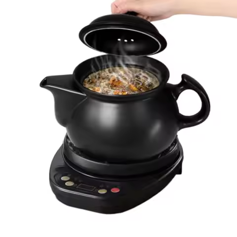 Electric Chinese Medicine Cooking Pot 4.2qt Multifunctional Cooker Home Ceramic Pot for Herbal Tea S