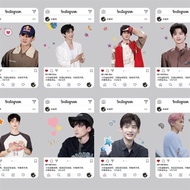 Bai Jingting pvc Transparent Card High-value ins Style Star Support Merchandise Self-printed LOMO Ca