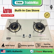 [OFFICIAL DEALER] Izoton Stainless Steel Built-in Hob ISH-2288 Dapur Gas Masak GasCooking Stove Kitc