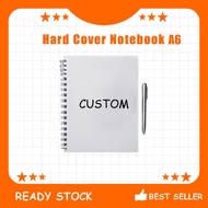 Custom A6 Notebook, A6 Custom Merchandise Notebook – HARD COVER 50-Page WireRing