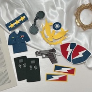 客製警察紙雕 手作素材 刑警 霹靂小組 手工卡片 情侶禮物