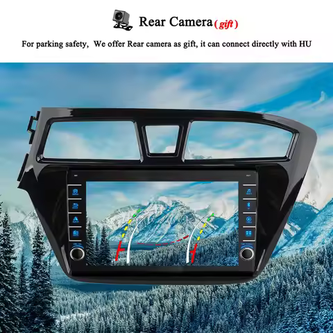 For Hyundai i20 2014 2015 2016 2017 2018 Car Autoradio Stereo Video Music Audio A/V Tape Recorder GP