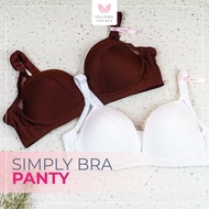 Velora Bra Lace Foam Bra With Underwire AB06 Size 75B 80B Smooth Material Premium Quality