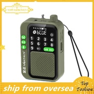[TopFashion]  C90 Mini Pocket FM Radio Digital Radios Receiver Wireless  MP3 Speaker with LED Displa