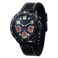 Levi's Japan Quartz Stainless Steel Case Leather Strap Smart Casual Round Shape Analog Three Eyes Me