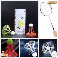 LF 3PCS Windproof Badminton Nylon Stable Multicolor Wind Resistance