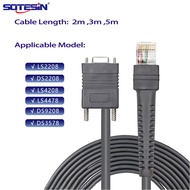 SOTESIN Pure Copper DB9 to RJ50 Barcode Scanner Power Cable RS232 to Rj45 QR Code Reader Cable for Z