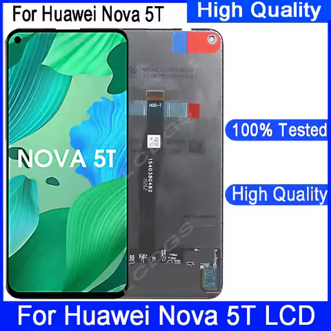 6.26'' Original For HUAWEI Nova 5T For Honor 20 YAL-L21 L61 L71 L61D LCD Display Touch Screen Digiti